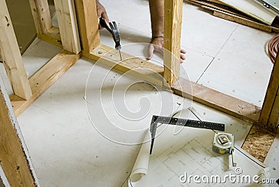 House Remodeling Plans on Home   Stock Photo  Home Remodeling Project