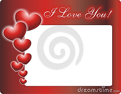 Love Picture Frame on Love You Photo Frame Stock Image   Image  17647731