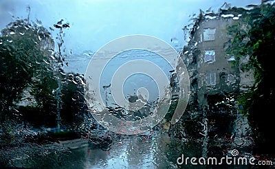 Impressions Of A Rainy Day Stock Photography