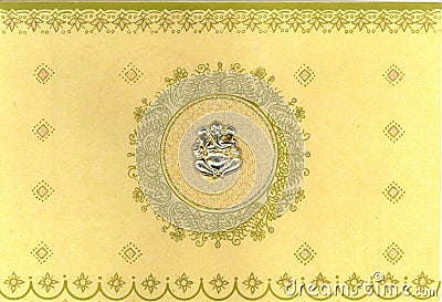 Hindu Wedding Card on Home   Royalty Free Stock Image  Indian Wedding Card