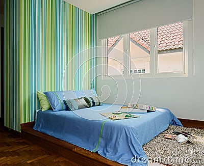 Royalty Free Stock Photos: Interior design - bedroom. I