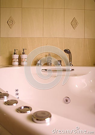 Interior Of Modern Bathroom With Jacuzzi Stock Photos - Image: 922743