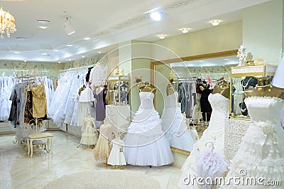 Wedding Stores on Royalty Free Stock Photography  Interior Of Wedding Fashion Store