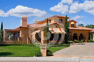 International Style Architecture on Italian Style House Stock Image   Image  4293261