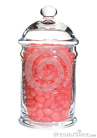 jelly beans jar. JAR OF JELLY BEANS
