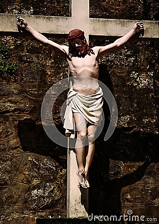 jesus on cross. JESUS ON CROSS (click image to