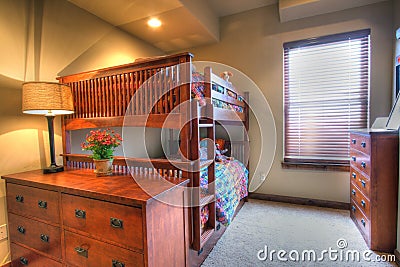 Toddler Bunk Beds Crib Size on Home   Royalty Free Stock Photography  Kids Bedroom Bunk Bed