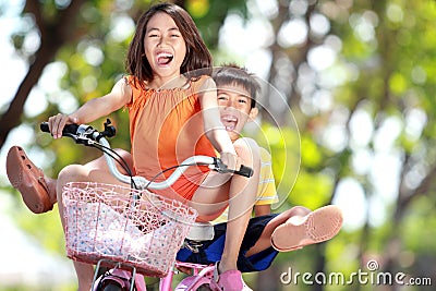 bike riding kids