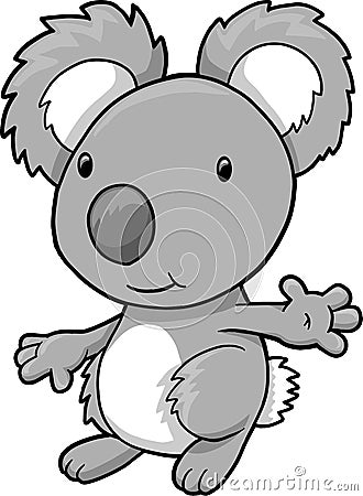 koala clip art. Cute Koala Bear Vector