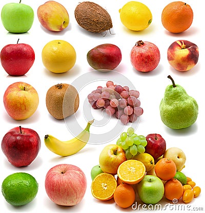 Free Vector Fruits on Large Page Of Fruits Royalty Free Stock Images   Image  5439079