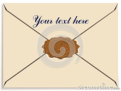 letter envelope size. LETTER ENVELOPE WITH A STAMP