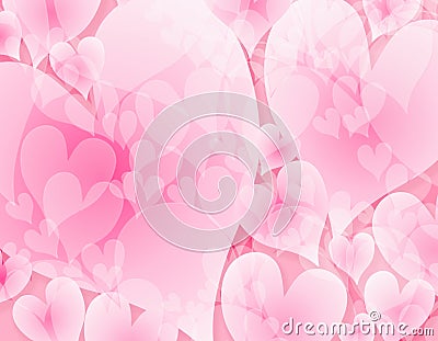 Pink Hearts Wallpaper. LIGHT OPAQUE PINK HEARTS
