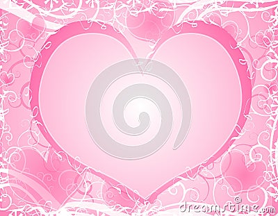 wallpaper heart pink. LIGHT SOFT PINK HEART