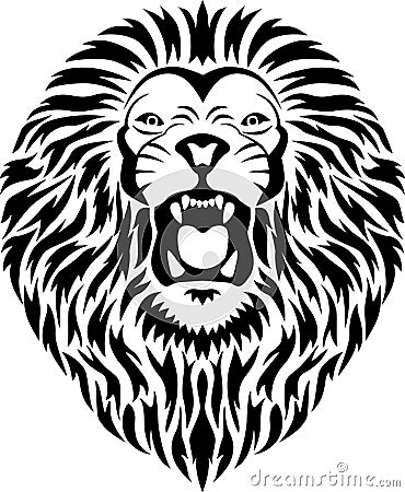 clip art lion head. Lions Head Tattoo.