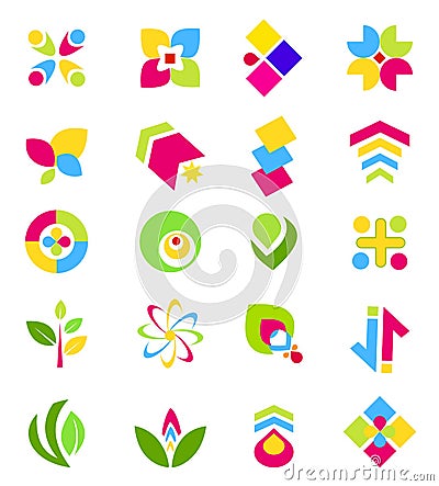 Logo Design Elements on Vector Illustration  Logo Design Elements  Image  20665257