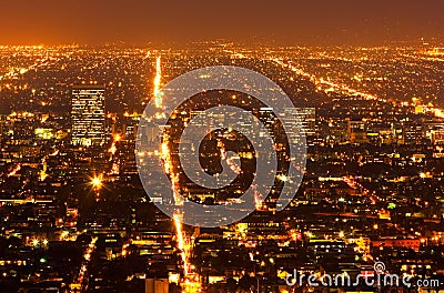Photography  Angeles on Stock Photography  Los Angeles Down Town  Image  9292372