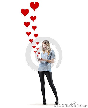 Love Picture Messages on Love Messages Stock Photo   Image  16937640