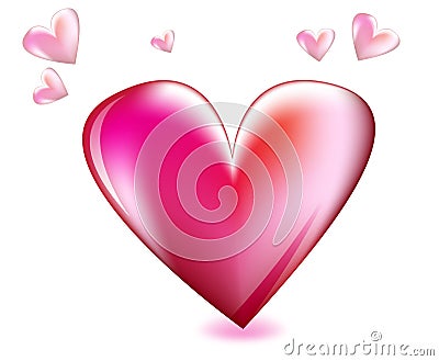 Love Pink Hearts