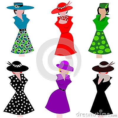 Dress Model Dummy on Home   Royalty Free Stock Photos  Mannequins In Stylish Dresses