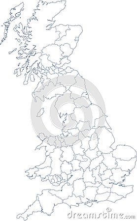 Map Of Uk Counties. MAP OF MAINLAND UK (click