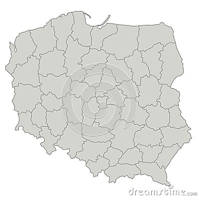 maps of poland. MAP OF POLAND (click image to