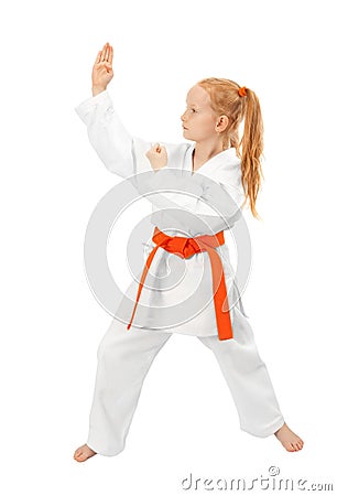 martial art girl