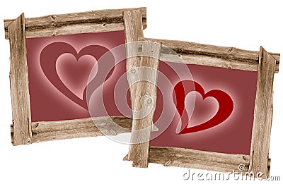 Love Picture Frames on Meadow Old Frames Heart Love    Meadow Old Frames Brown Heart Love