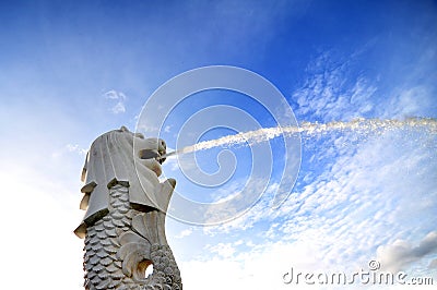 Merlion Singapore Picture on Merlion  Singapore  Click Image To Zoom