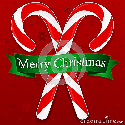 Royalty Free Stock Photos: Merry Christmas Candy Canes. Image: 17149078