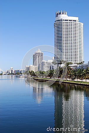Miami Luxury Hotels on Stock Photo  Miami Beach Luxury Condos And Hotels  Image  11171265