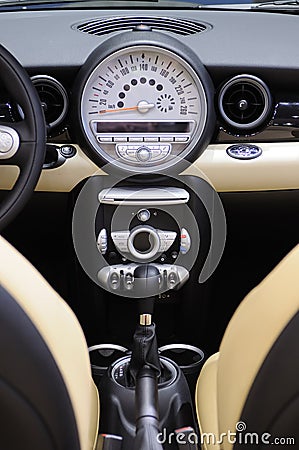 Mini Cooper Sport Interior. MINI COOPER S CAR INTERIOR
