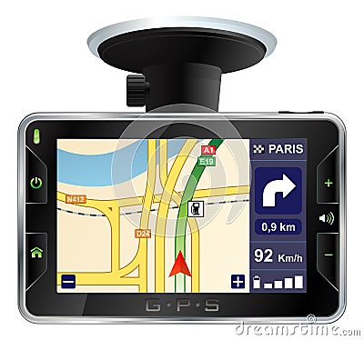 Free  Software on Home   Royalty Free Stock Image  Modern Gps