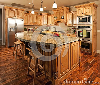 Modern Kitchen Island Designs on Stock Images  Modern Home Kitchen Center Island  Image  9931594