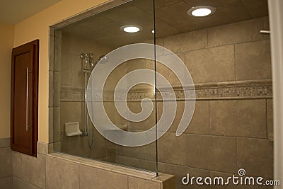 Walk Shower on Modern Walk In Shower Royalty Free Stock Photos   Image  17964278