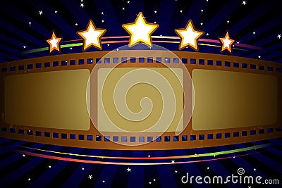 Movie Theater Times on Movie Theater Background Stock Photography   Image  19746772