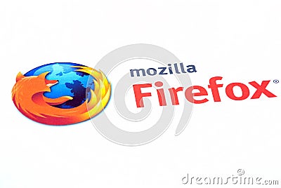 Editorial Image: Mozilla firefox logo. Image: 17894756