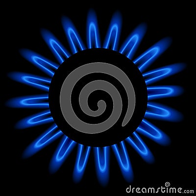 Natural  Light on Natural Gas Flame  Click Image To Zoom