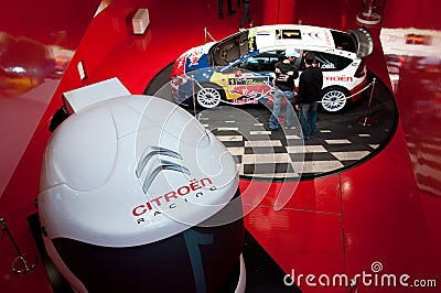 Champ  Auto Racing on New Citroen Racing Rally Car  Paris  Champs Elysee  Image  11680133