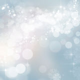 Twinkling Christmas winter lights background