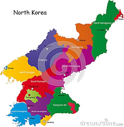 south and north korea map. NORTH KOREA MAP (click image