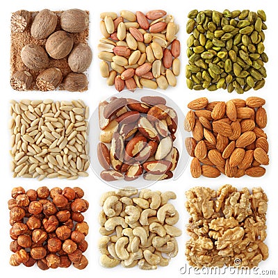 Royalty Free Stock Photos: Nuts collection. Image: 18249928