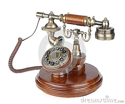  Fashioned Phone on Old Fashioned Phone Royalty Free Stock Image   Image  13407206