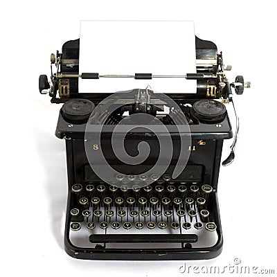  Fashioned Typewriter on Old Fashioned Typewriter Stock Image   Image  6708211