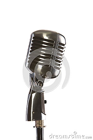  Fashioned Microphone on Old Fashioned Vintage Microphone Stock Image   Image  4960731