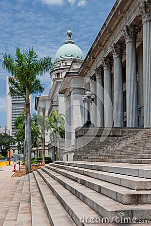 Supreme Court Singapore Pictures on Stock Photos  Old Supreme Court Building  Singapore  Image  16440903