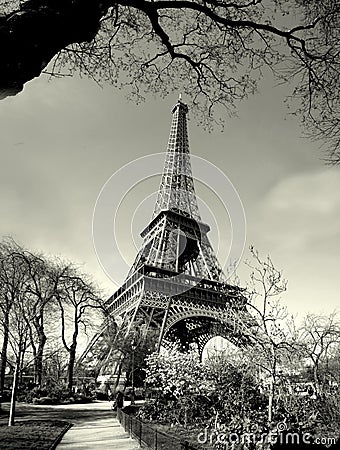  Picture  Eiffel Tower on Royalty Free Stock Photos  Old Time Eiffel Tower View  Image  2074708