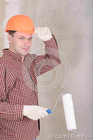 Painting Contractors on Painting Contractor Royalty Free Stock Photography   Image  6602947