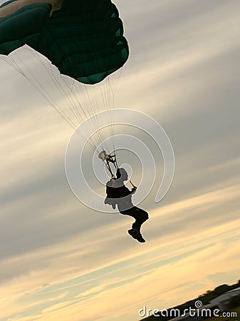 parachute silhouette