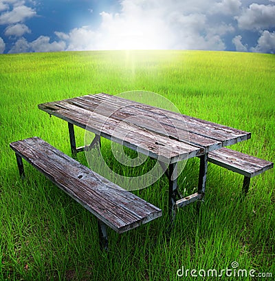 Picnic Table Measurements on Picnic Table  Click Image To Zoom