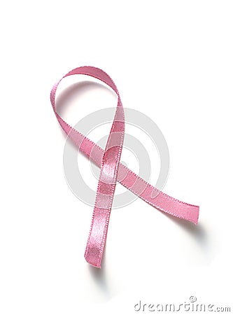 Free Vector Cancer Ribbon on Pink Ribbon Isolated On White Background  Isolated On White With A